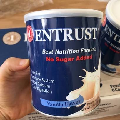 Sữa bột Entrust Milk Cho Người Tiểu Đường