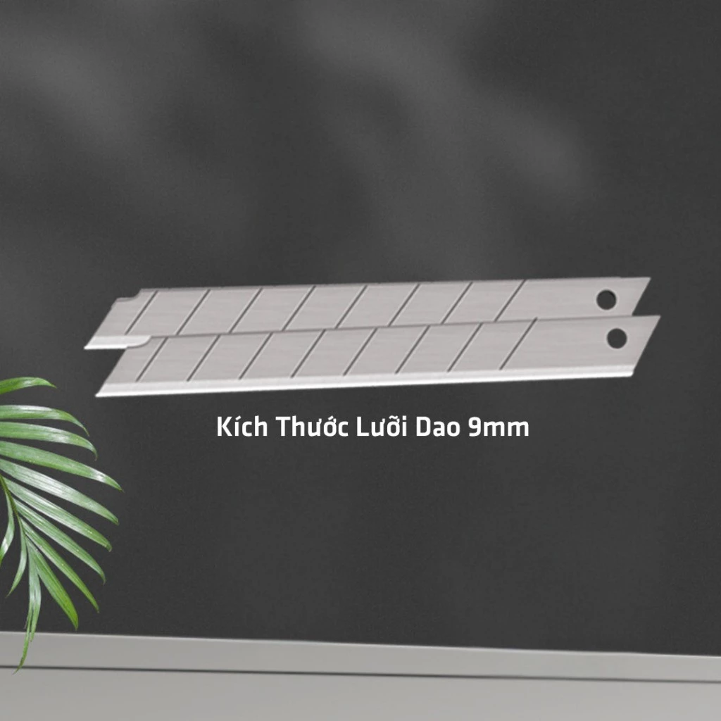 Dao Rọc Giấy SDI Nhỏ 0404, Lưỡi Thép Không Gỉ 9mm, Nhỏ Gọn Dễ Cầm