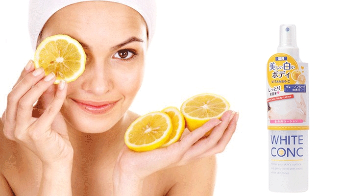 Xịt dưỡng trắng da White Conc Vitamin C 245ml Nhật Bản