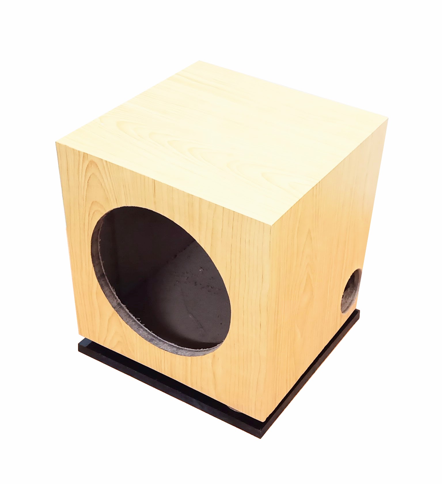 Vỏ thùng loa 10cm dạng sub có đế, dành cho loa 10cm