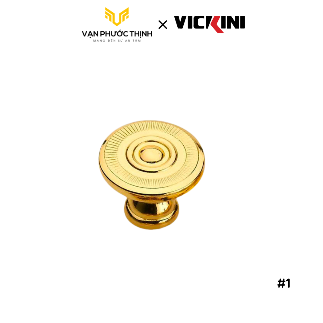 Núm tủ - Tay nắm tủ tròn cao cấp, sang trọng Vạn Phước Thịnh