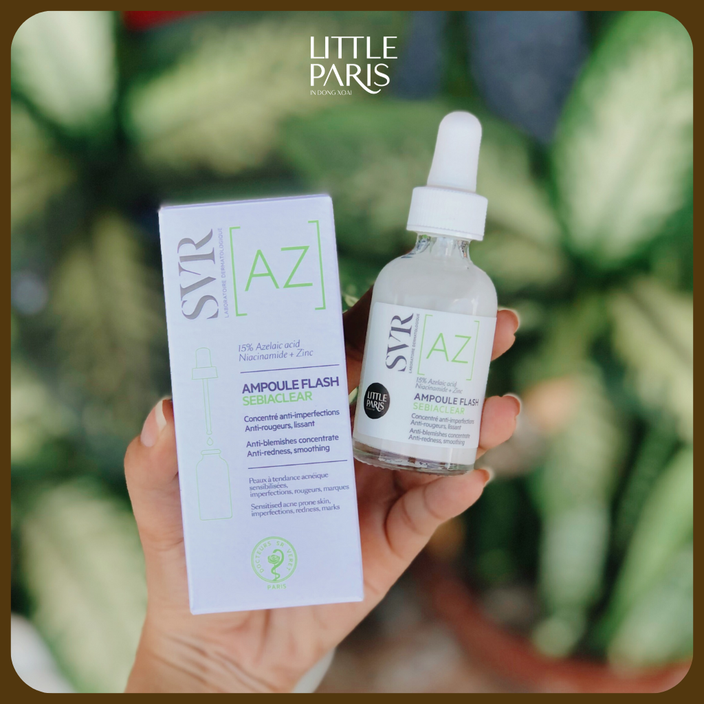 Tinh chất SVR Sebiaclear AZ Ampoule Flash Giảm Mụn Giảm Thâm Đỏ 30ml