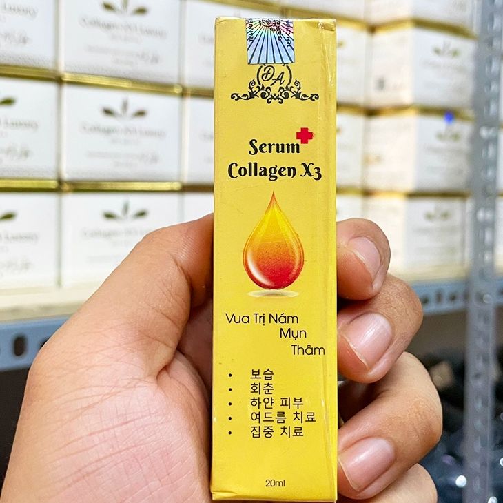 Combo Kem Face Collagen X3 Luxury + Serum Colagen X3