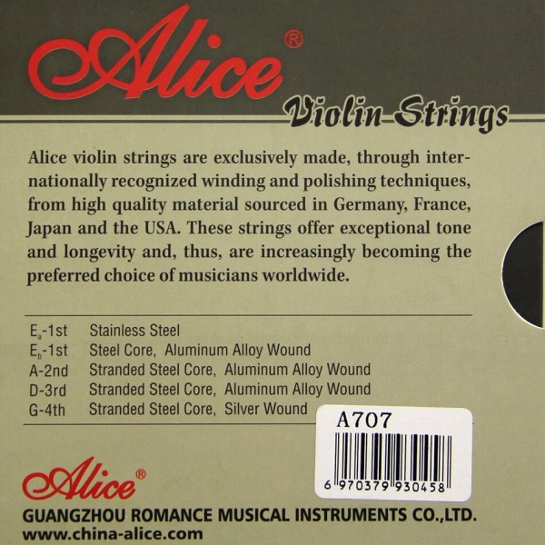 Dây đàn violin Alice A707