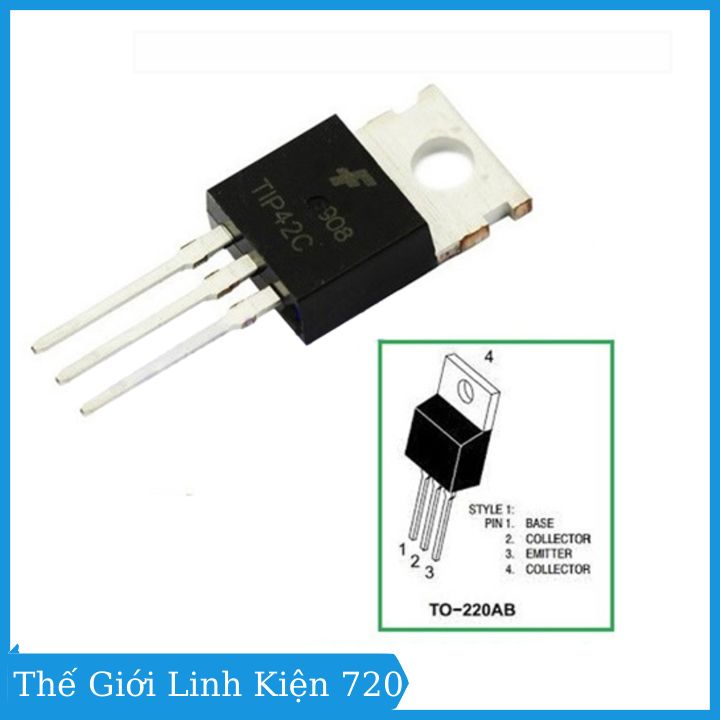 TIP42C TO-220 TRANS PNP 6A 100V