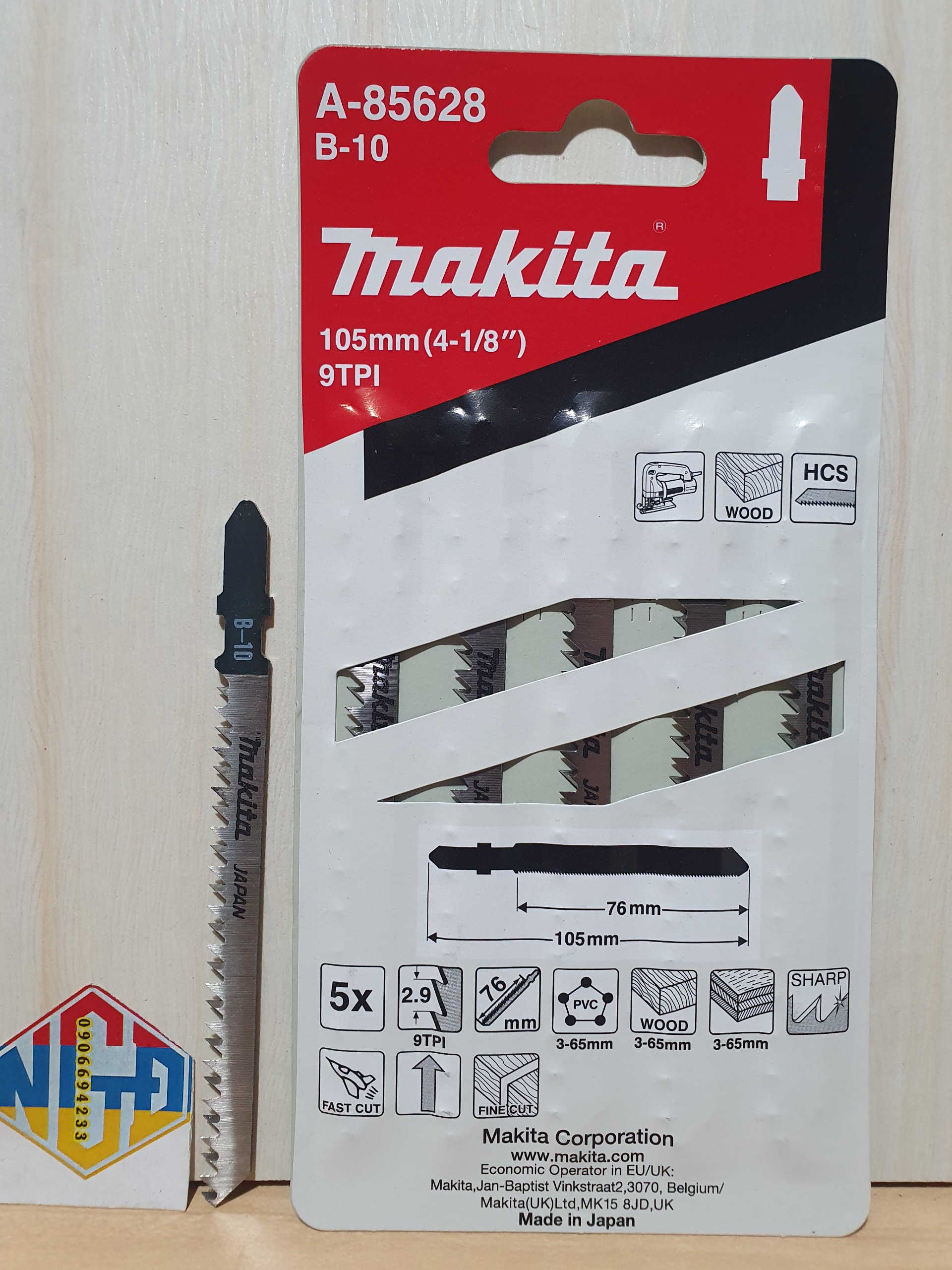 Lưỡi cưa lọng siêu bén cắt gỗ Makita A-85628