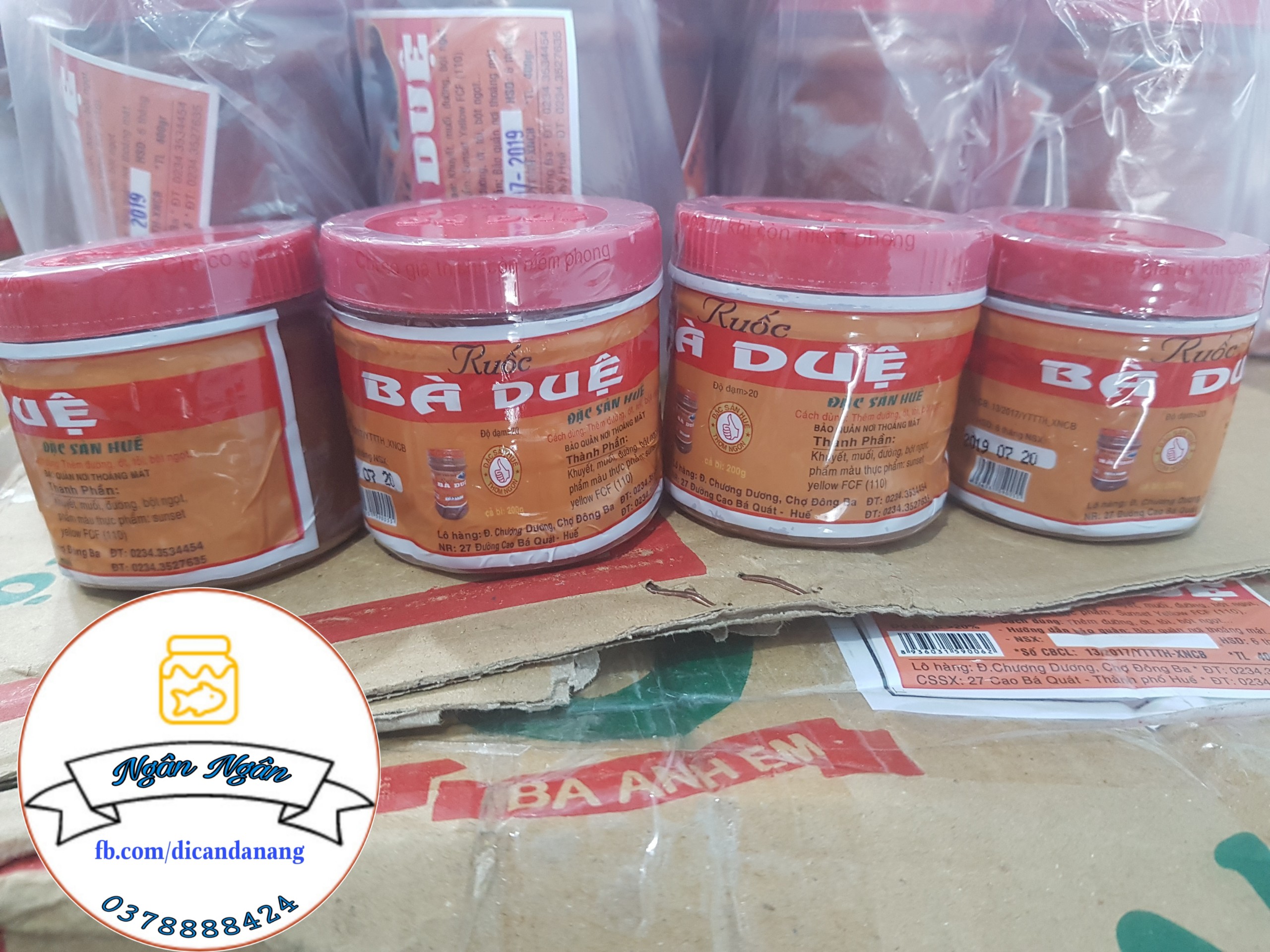 [HCM]Mắm ruốc Bà Duệ hủ 200g