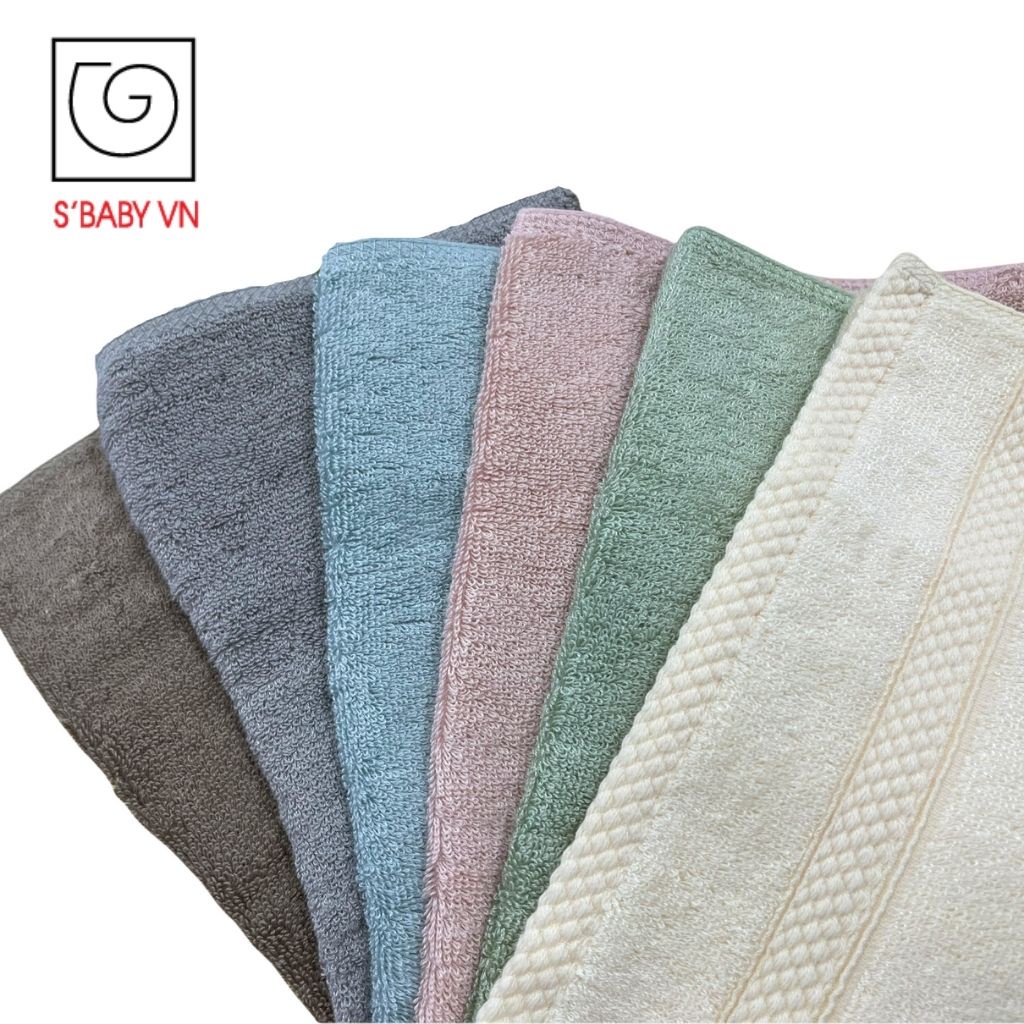 [Quà tặng] Khăn mặt sợi tre 28x46cm UNOBABY