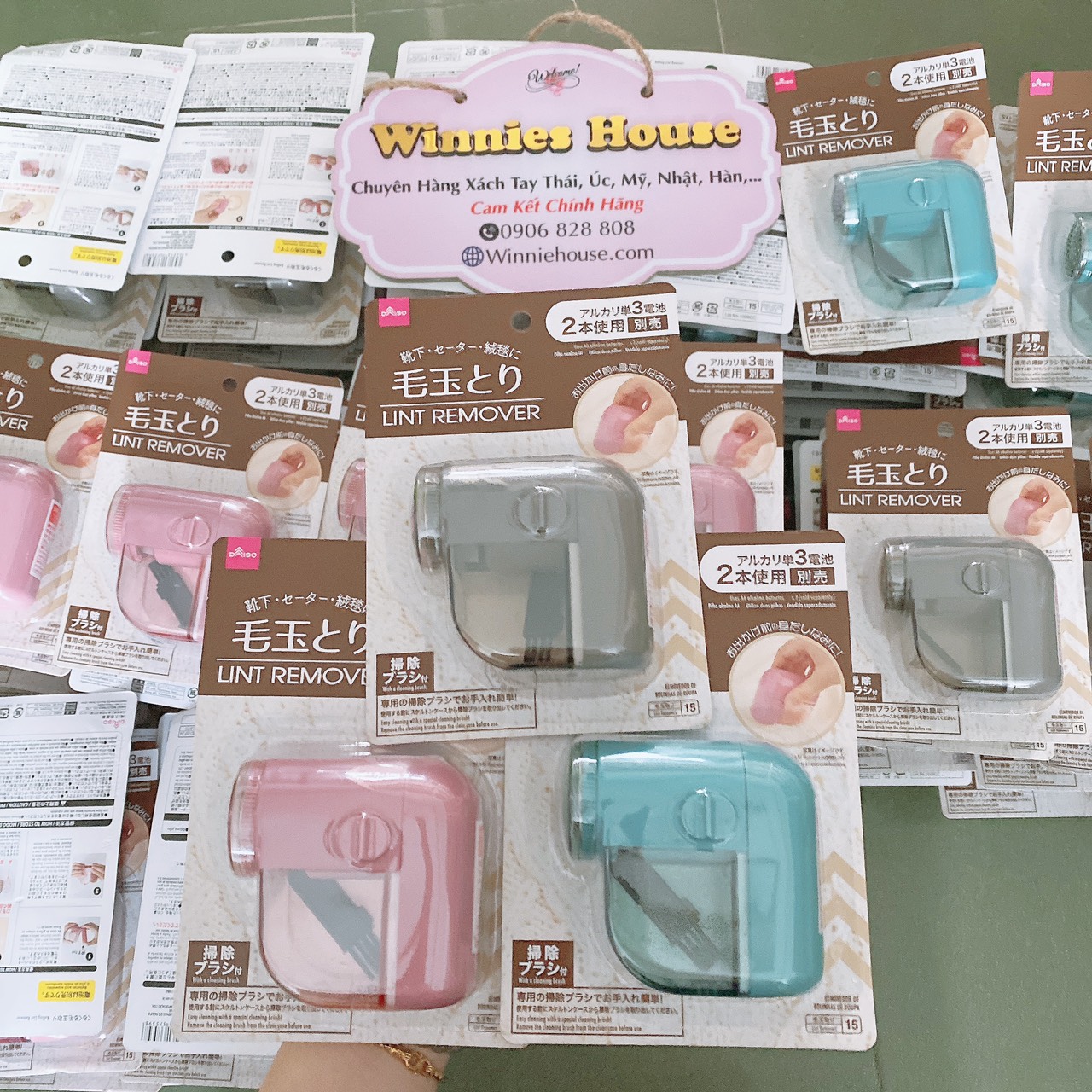 Máy Cắt Lông Xù quần áo Daiso