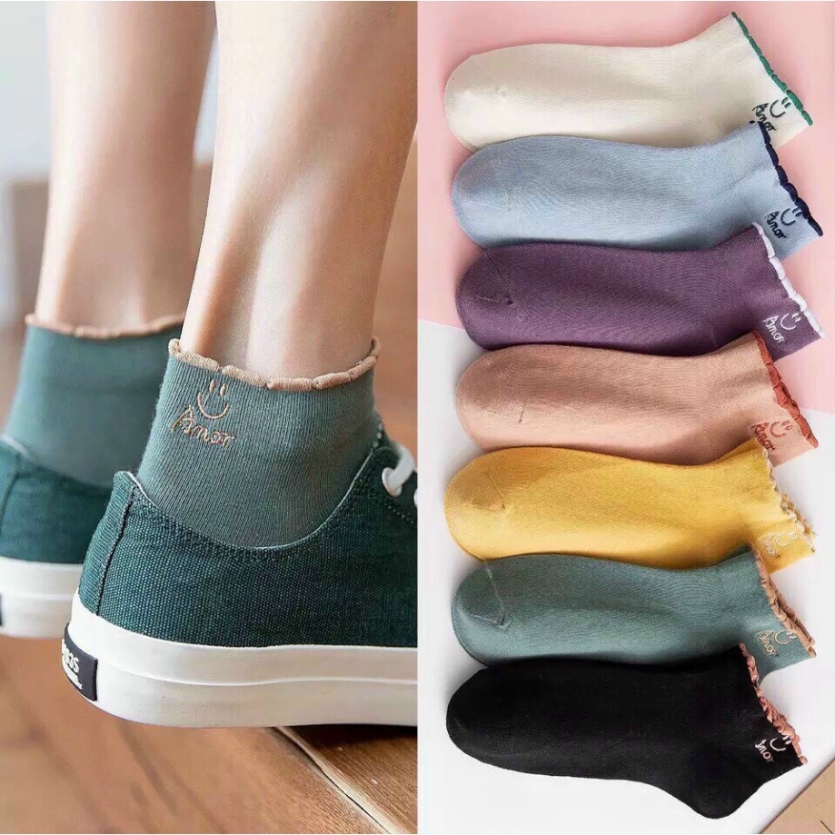 Set 10 Đôi Tất Nữ Ngắn Cổ Amor Siêu Hot