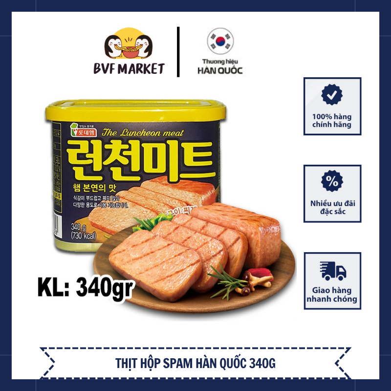 <Hot> Thịt hộp spam hàn quốc nhập khẩu 340gr