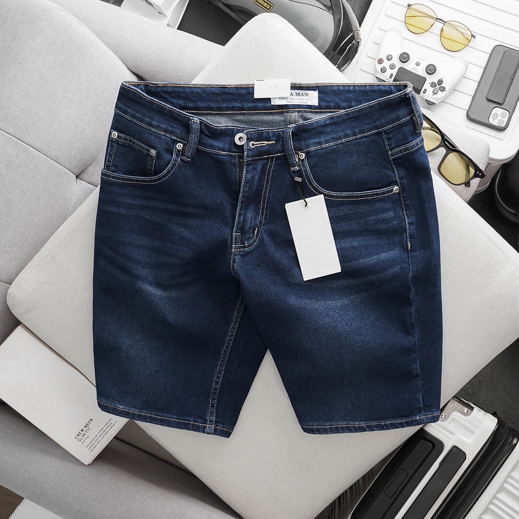 Quần jean nam vnxk short jean co giãn xịn đẹp