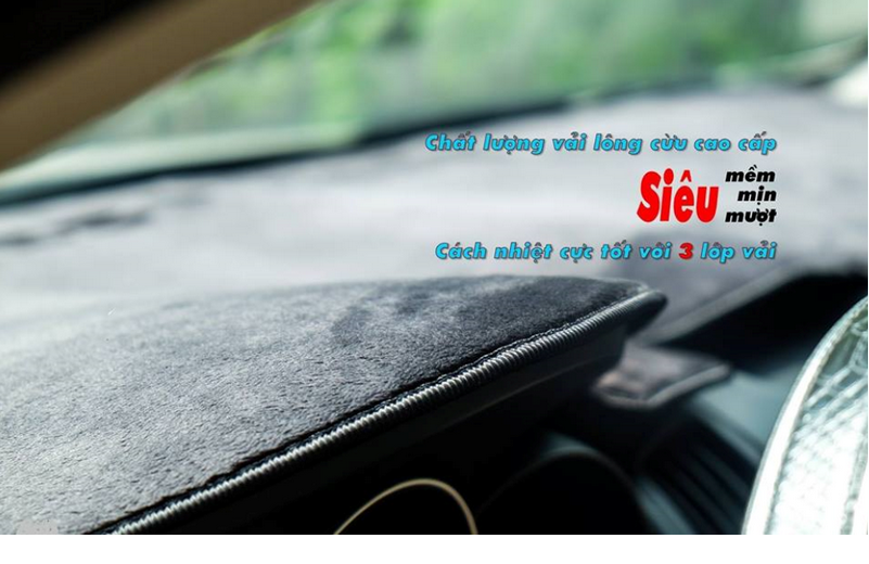 Thảm taplo ZINGER chính hãng MINCAR hoặc bằng lông Cừu 3 lớp và Da Cacbon
