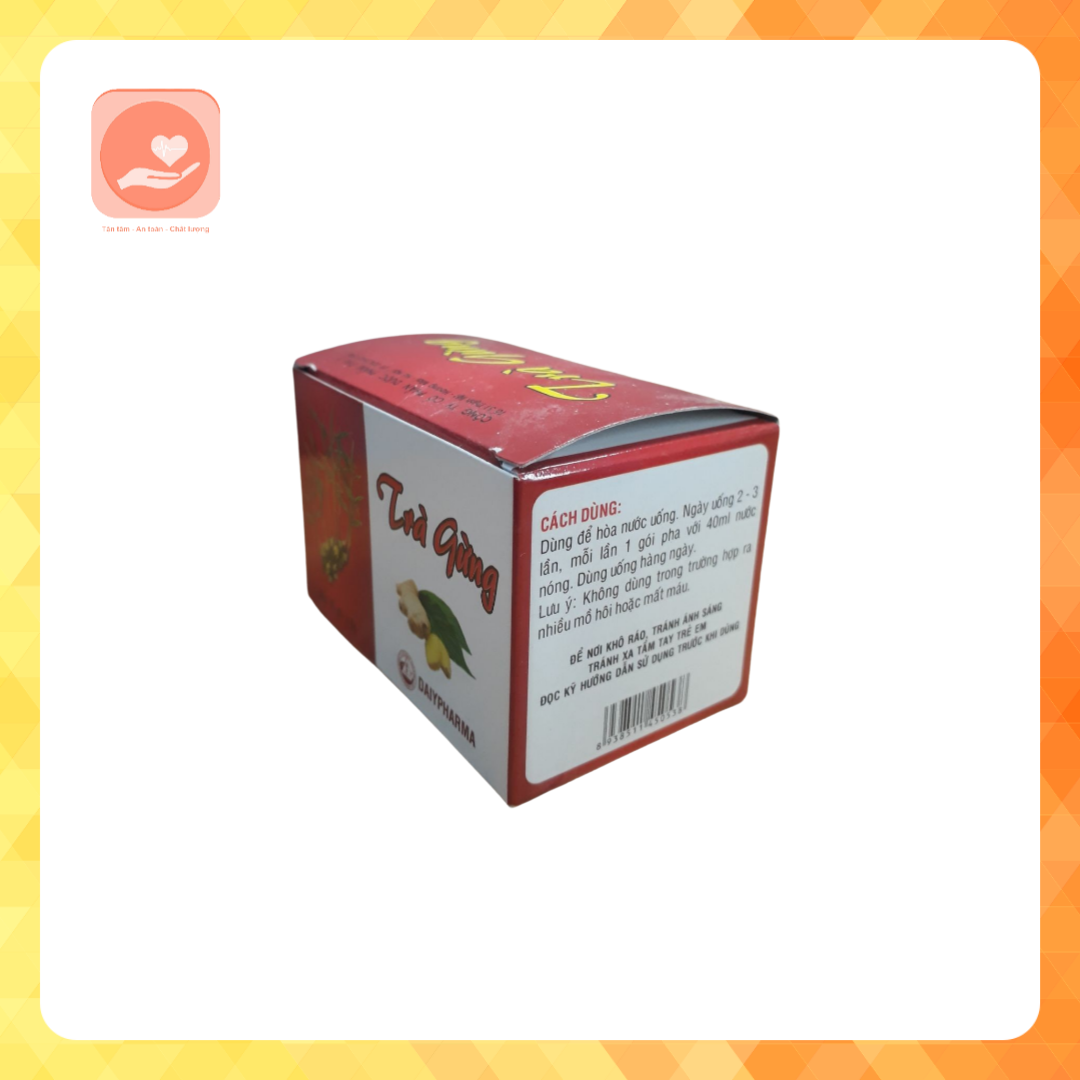 Trà gừng hộp 10 gói x 3g