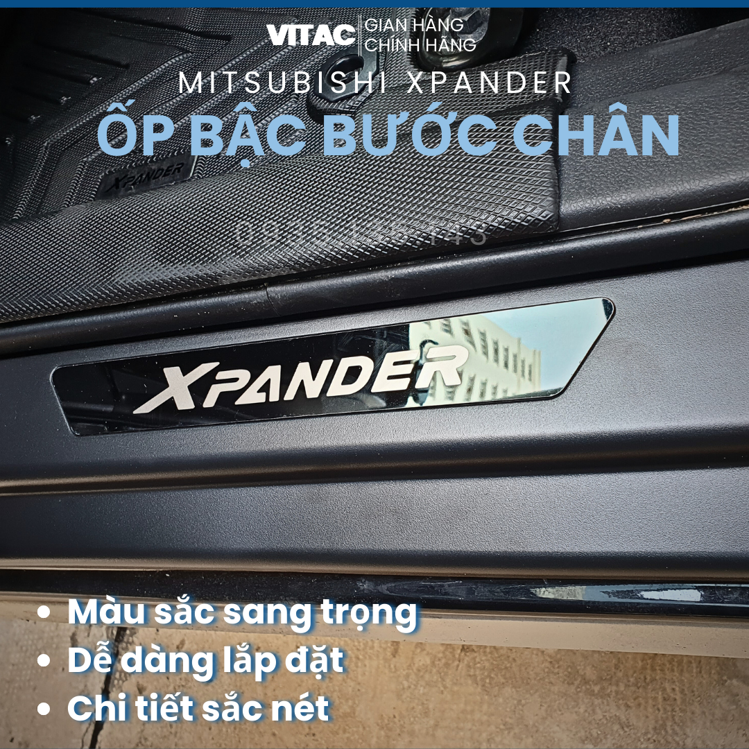 Ốp Bậc Cửa, Nẹp Bước Chân Xpander - Xpander Cross 2018-2023
