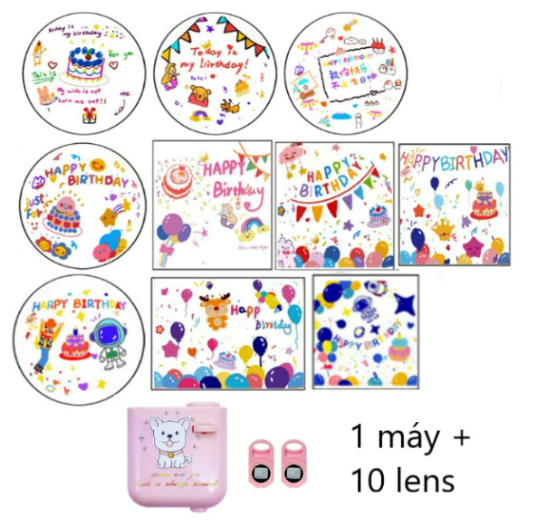 [Hàng sẵn] Đèn chiếu hoàng hôn trang trí, Máy chiếu mini, Máy chiếu sinh nhật, Máy chiếu noel, Đèn chiếu mini chụp ảnh