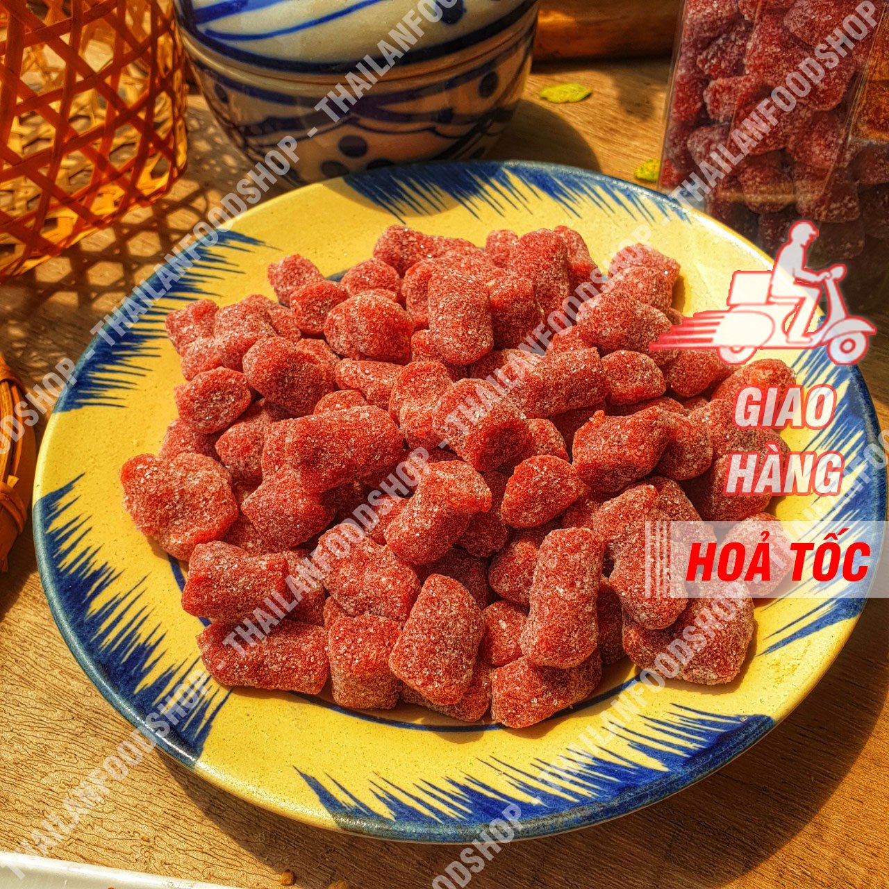 Kẹo Dâu Tây Đặc Sản Đà Lạt - Lon 500gr