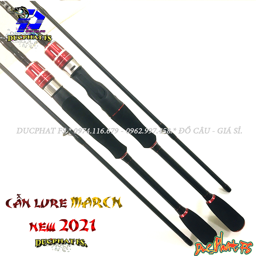 Cần lure máy đứng máy ngang MARCN 1m8 - 2m1