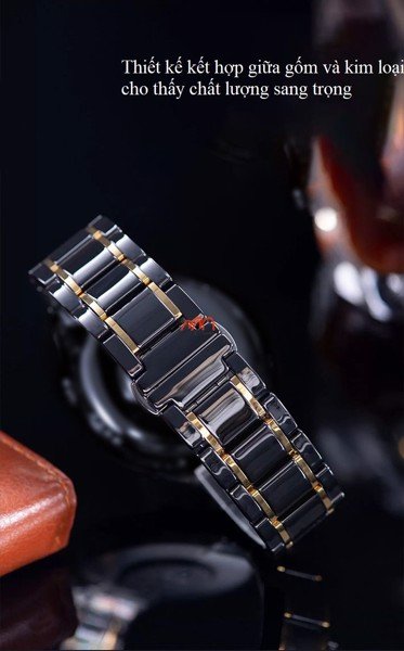 Dây Gốm Cao Cấp Chỉ Màu Huawei Watch 3 CM06