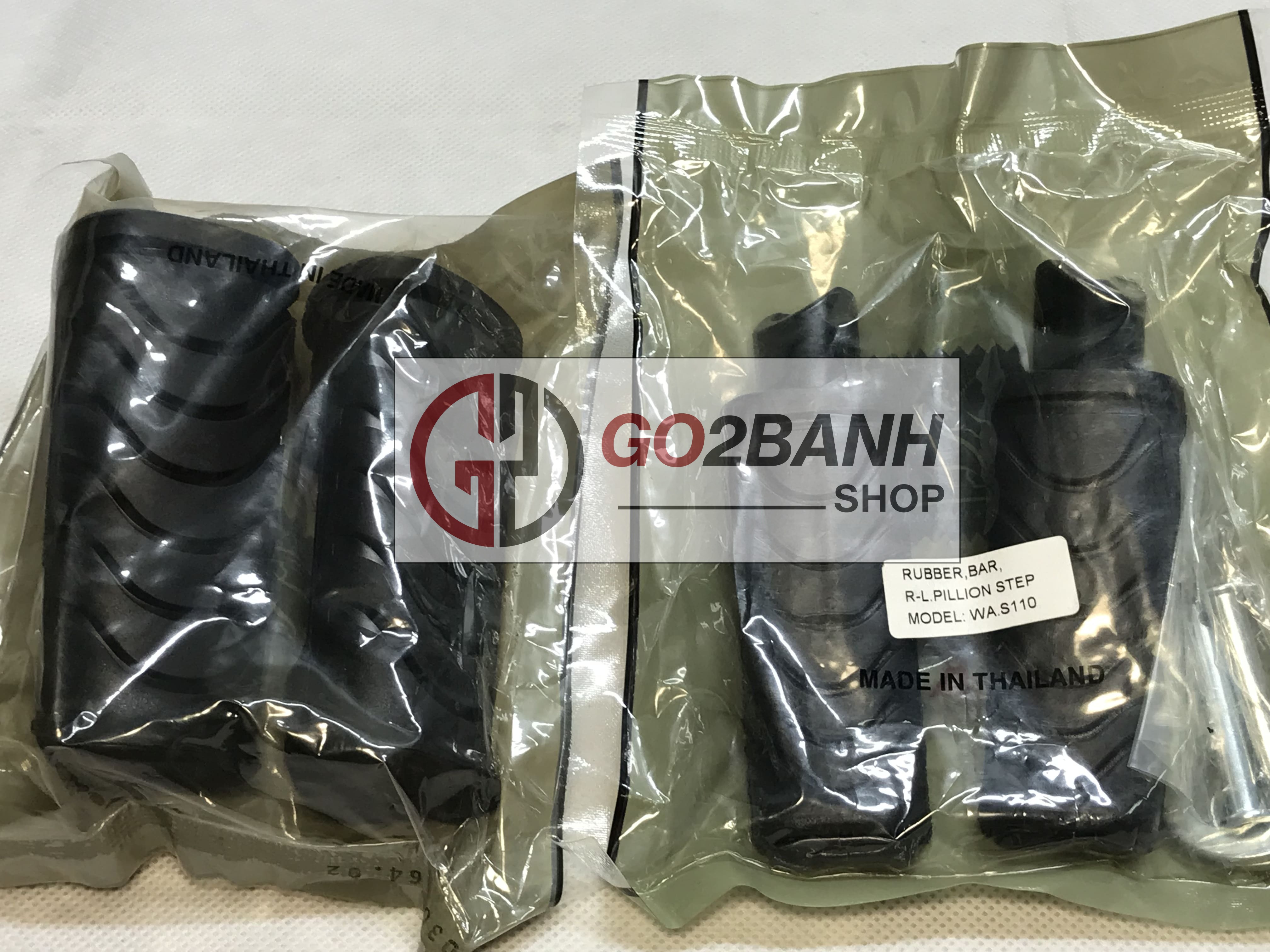 Cao su gác chân trước sau Mitkammakon Wave Rs, Wave S110, Rsx, Wave alpha từ 2006 nhập Thái