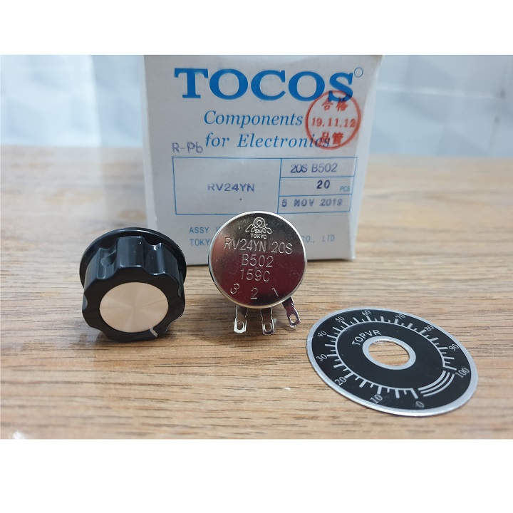 Chiết áp TOCOS RV24YN 20S B502 - 5k