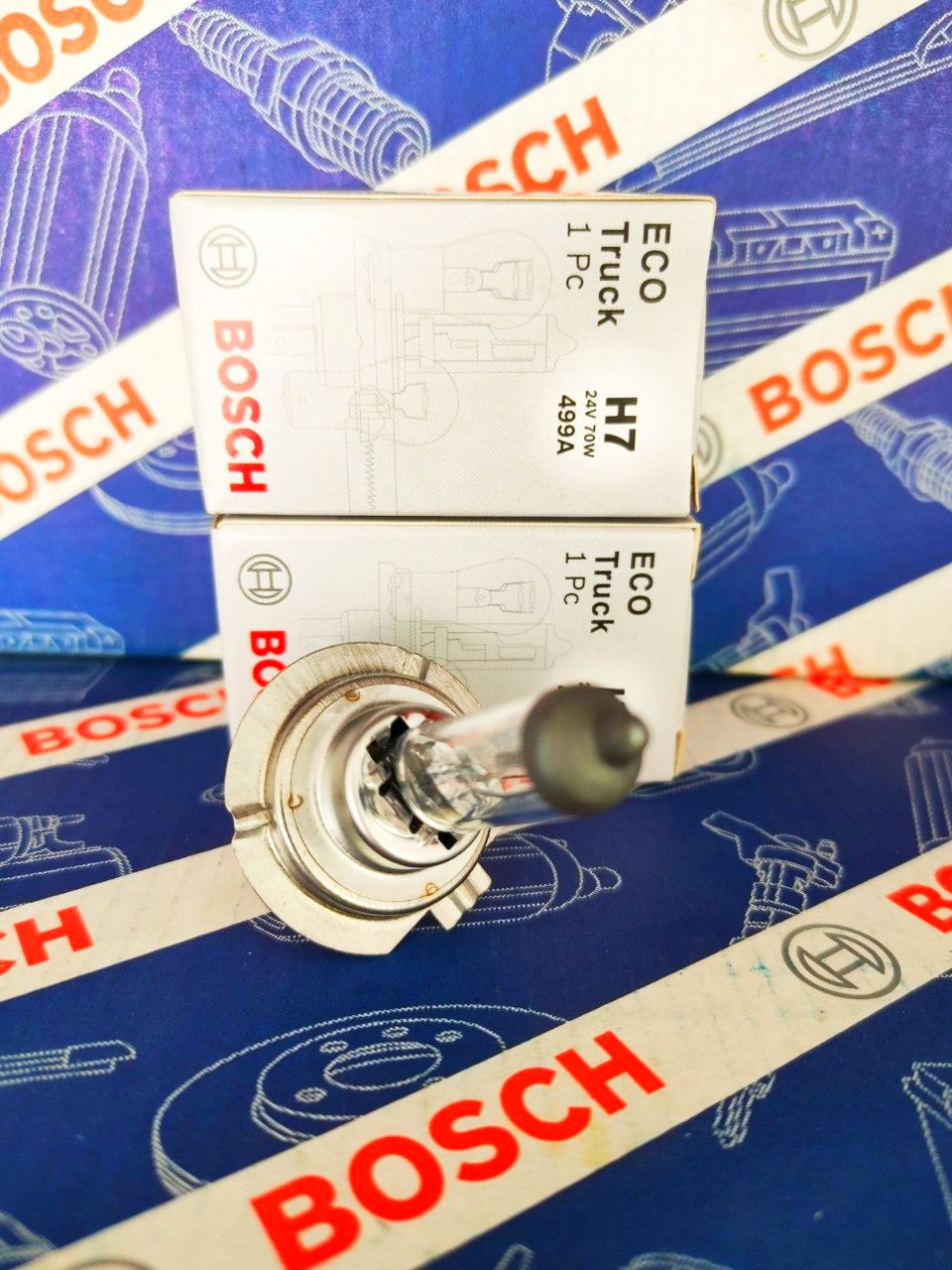 Bóng Đèn Xe Tải Bosch H7 24V 70W (Hộp 1 Bóng)