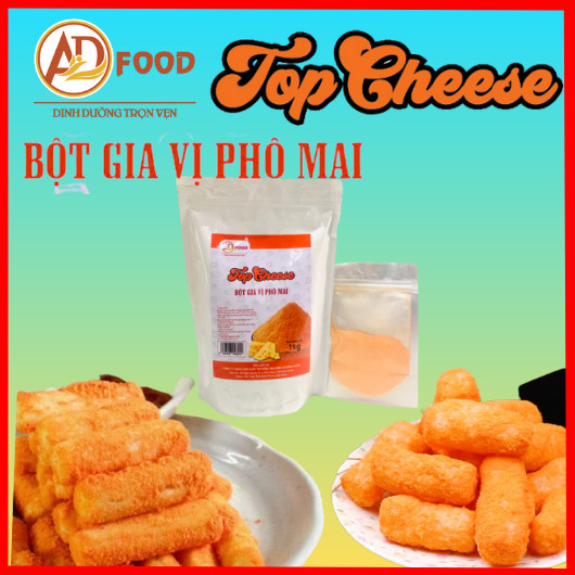 Gia vị bột phô mai hồng top ngọt ( túi 500g )