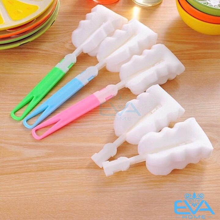 [HCM]Combo 3 Dụng Cụ Rửa Ly Tách Và Bình Nước Bọt Biển Tháo Ráp