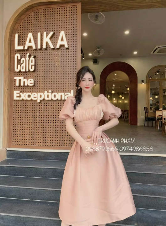 Đầm Nữ Dáng Xòe Tay Phồng Cao Cấp Mang Đậm Cá Tính Mạnh Mẽ Trẻ Trung Thời Trang Lighthouse Shop – OEM >>> top1shop >>> lazada.vn