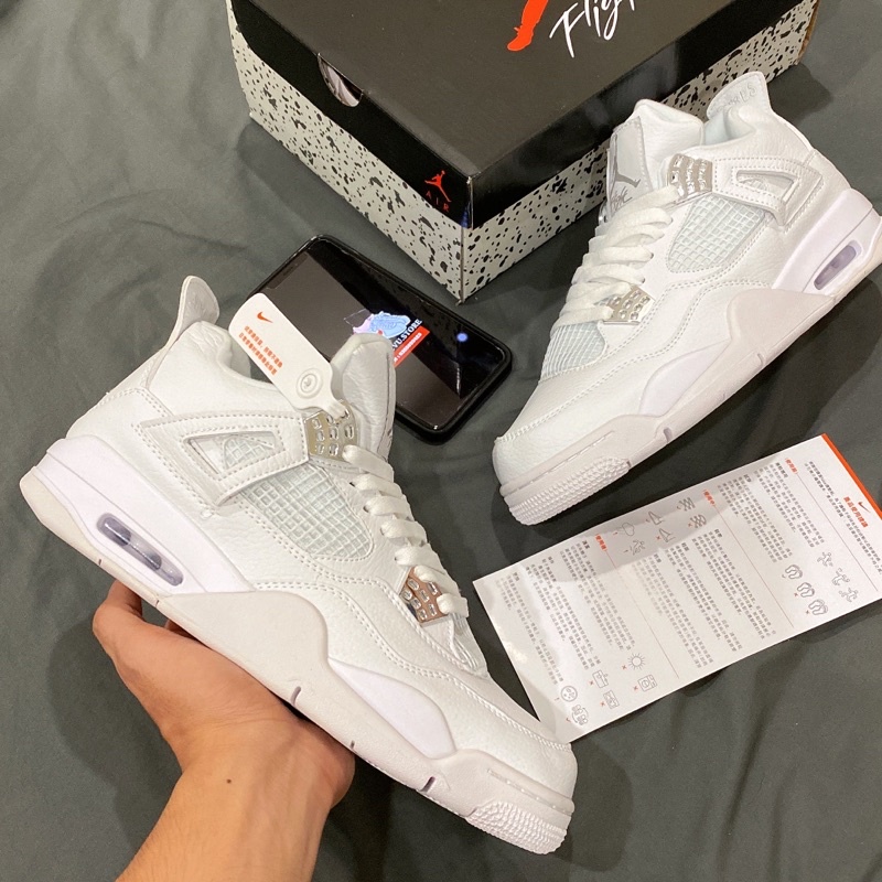 GIÀY JD4 RETRO PURE MONEY SC [ FULL BOX + FREE SHIP ]