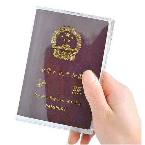 Bộ 2 Vỏ bọc bảo vệ hộ chiếu có khe nhét thẻ.