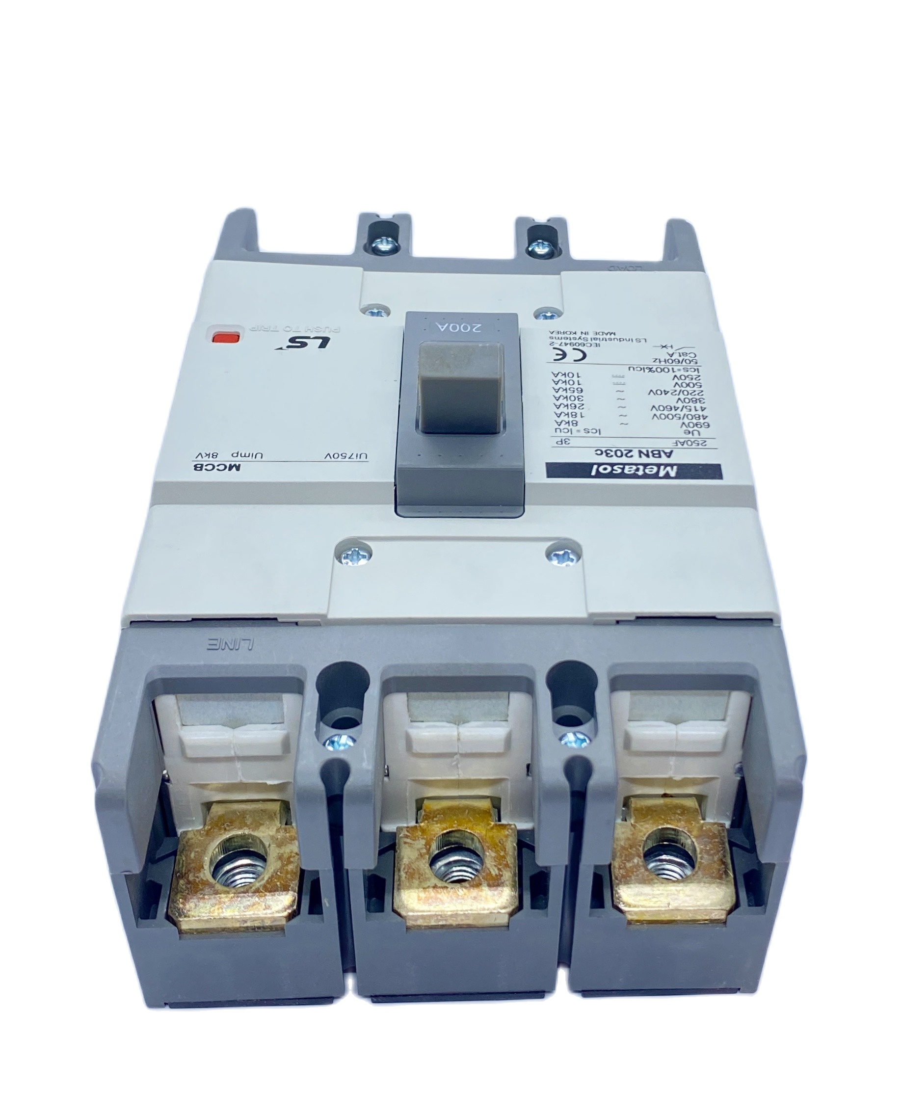 Attomat 3 pha ABN 203C - 200A LS