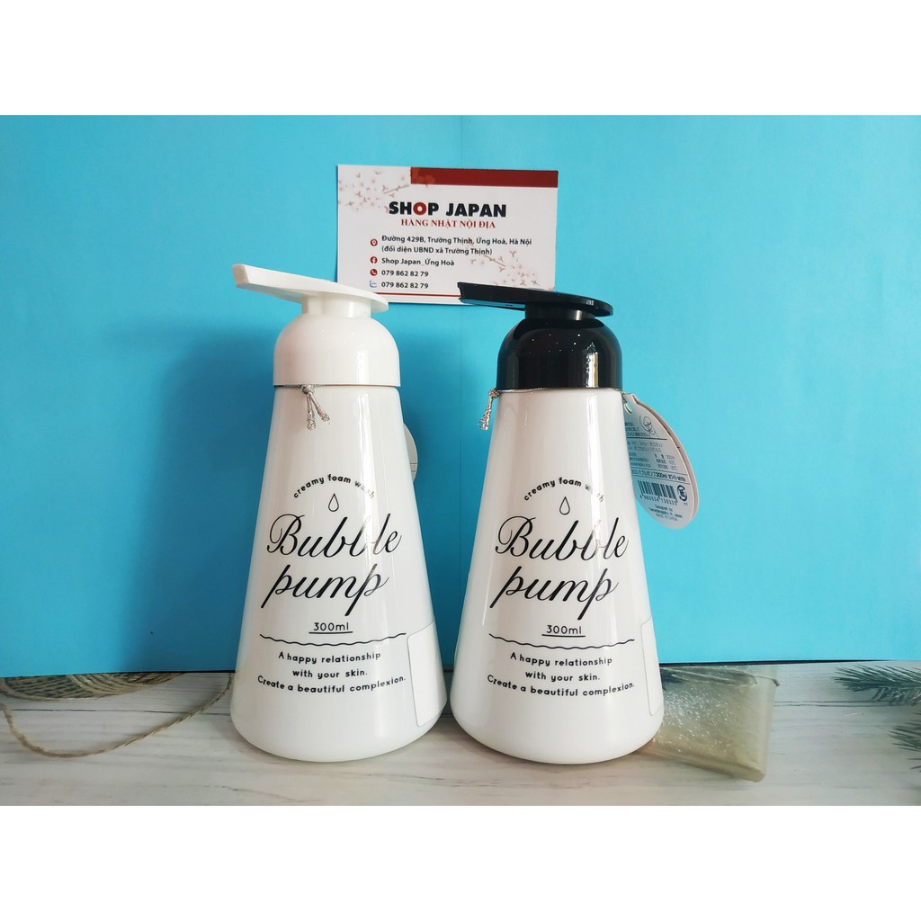Bình xịt tạo bọt 300ml tránh gây khô da, bảo vệ và chăm sóc làn da (mẫu mới trong suốt) giao màu ngẫu nhiên Nội địa Nhật Bản