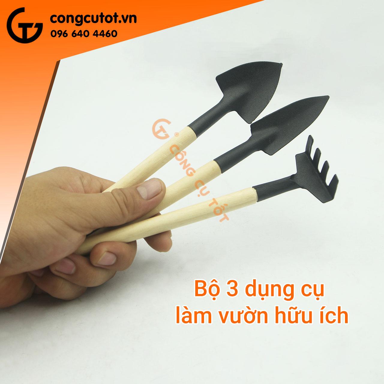 Bộ 3 cuốc xẻng trồng cây mini