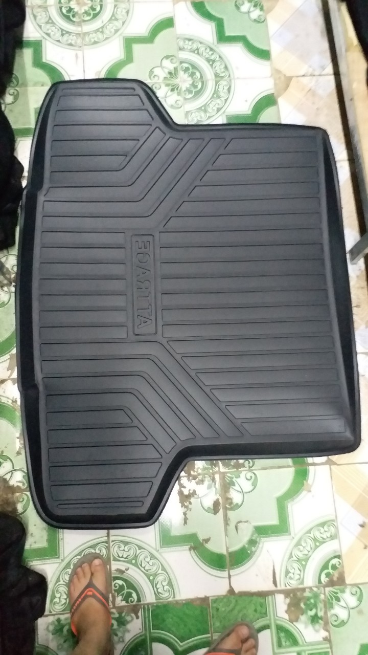 Mitsubishi attrage plastic trunk liner