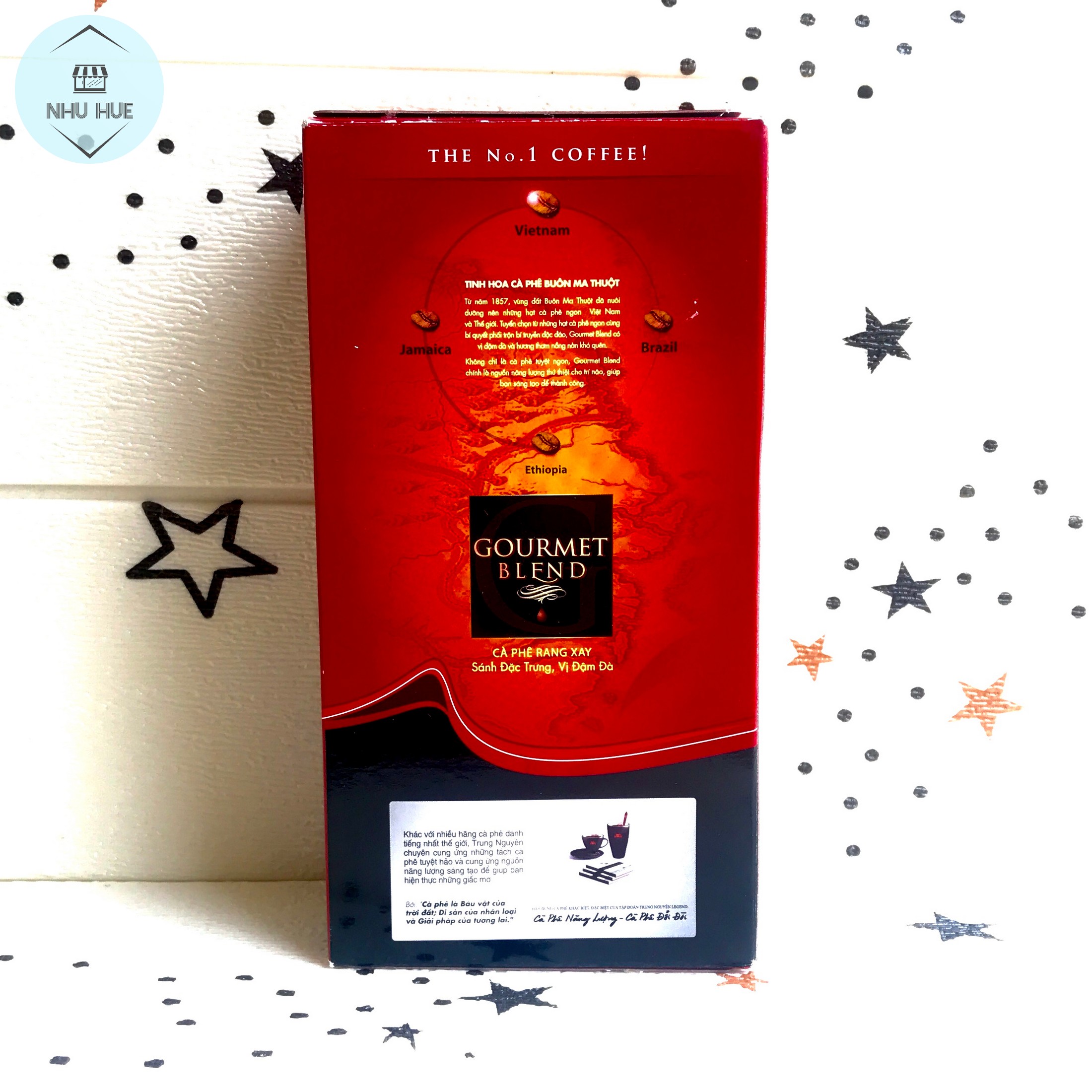 Cà phê pha phin Trung Nguyên Gourmet Blend (Hộp 500g)