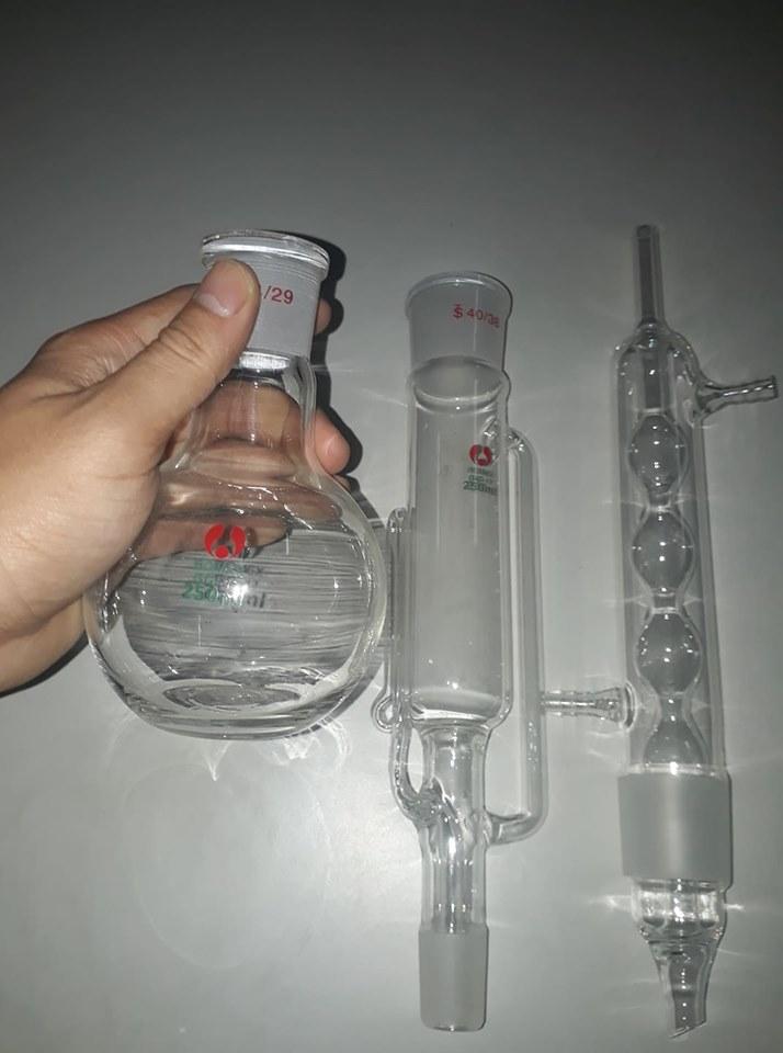 Bộ chưng cất , chiết soxhlet các cỡ