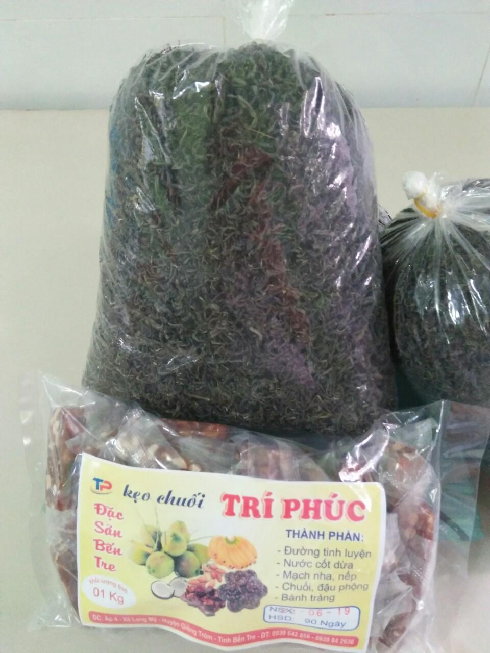 01 kg trà Thái Nguyên loại 1 ( tặng 0.5 kg kẹo chuối Bến Tre)