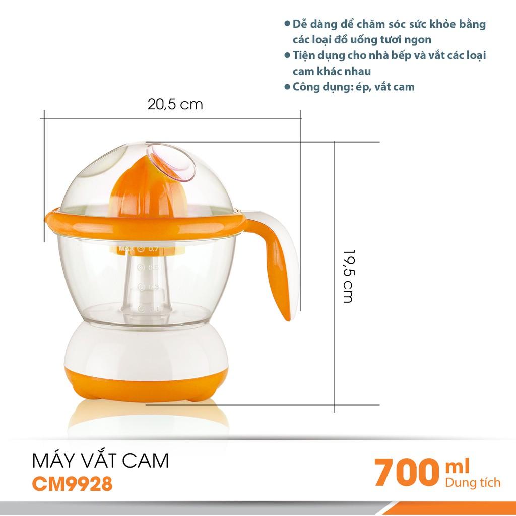MÁY VẮT CAM 0,7 LÍT XOAY 2 CHIỀU COMET CM9928 ( CÔNG SUẤT 40W )
