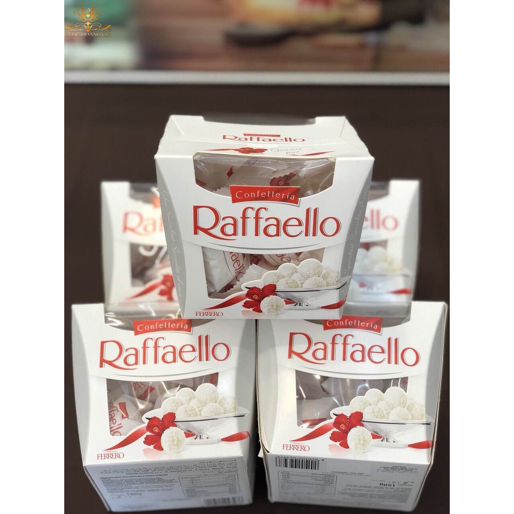 [HÀNG CHUẨN]KẸO HẠNH NHÂN SOCOLA PHỦ DỪA RAFFAELLO BỊCH 150GR