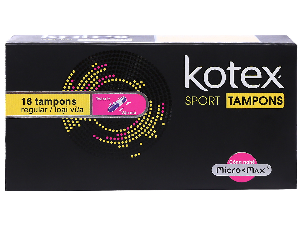 Băng vệ sinh Tampon Kotex size vừa 16c