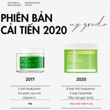 [HCM][ZONE 22]Pad Tẩy Da Chết Neogen Dermalogy PHA 30 Miếng