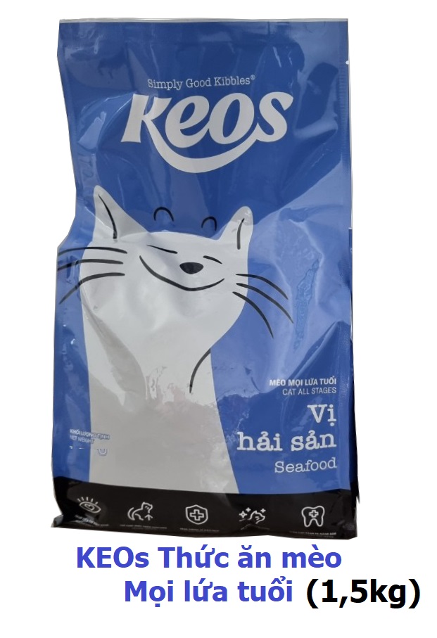 Hanpet - Hạt khô cho mèo KEOs thức ăn mèo