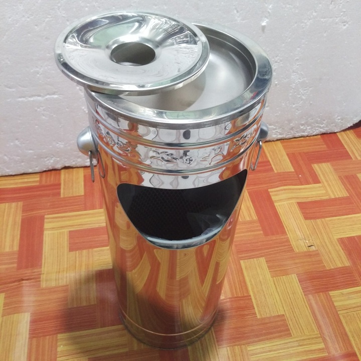 [HCM]THÙNG RÁC VĂN PHÒNG INOX -THRI4