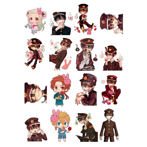 [HCM]Sticker/ Hình dán anime manga Jinbaku Shounen Hanako-Kun - Ác Quỷ Trong Nhà Vệ Sinh