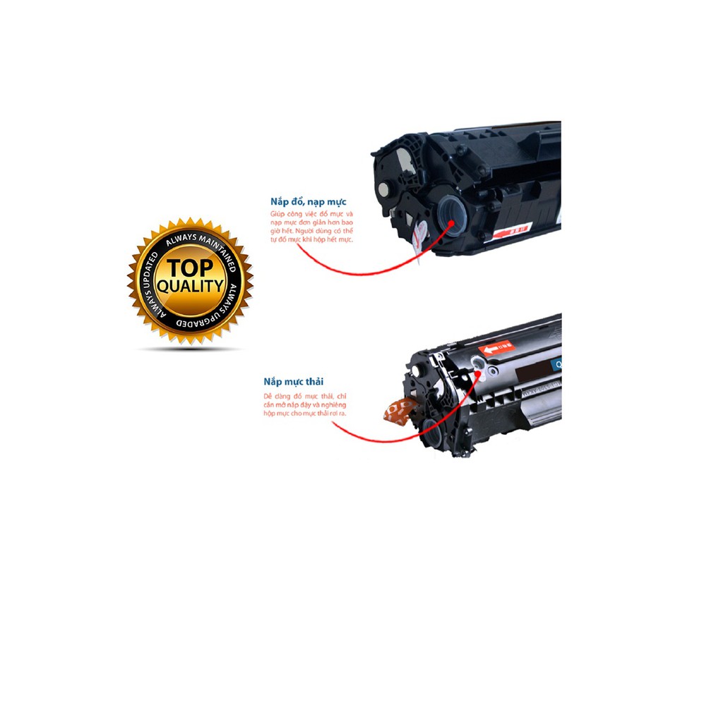Hộp Mực Có Lỗ đổ Mực Canon 6000/6030/6030W/3050 /Hp1102/1102W/1005/1006