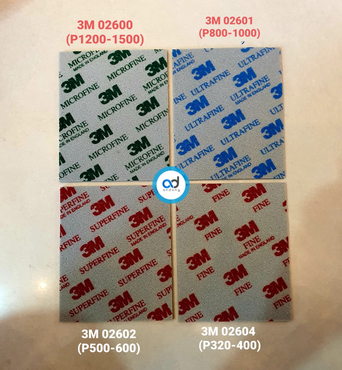 Nhám Xốp Mịn 3M 02600 MicroFine Softback Sanding Sponge (P1200-1500)