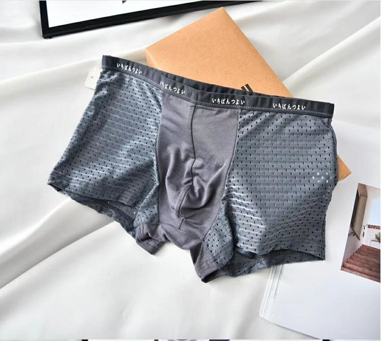 ( tặng 1 đôi tất thông hơi ) set 5 Quần sịp đùi  nam thông hơi