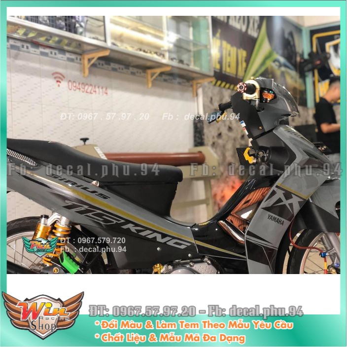 Tem rời Sirius Fi Xám xi măng Mx (H)