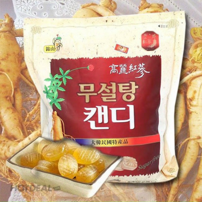 Kẹo sâm ít đường Hàn Quốc 500g